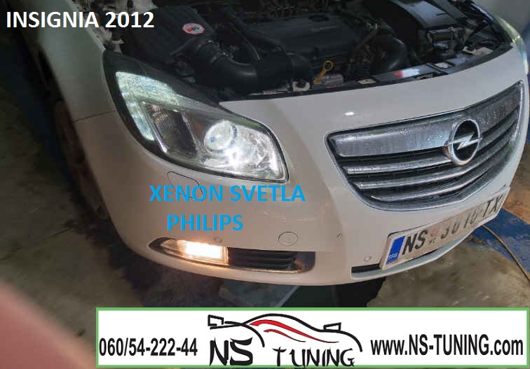 opel insignia xenon svetla d1s sijalica philips ugradnja zamena novi sad tuning